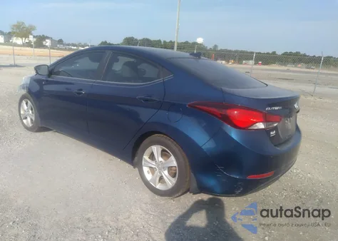 2016 Hyundai Elantra Se from USA, damaged, VIN 5NPDH4AE1GH687398